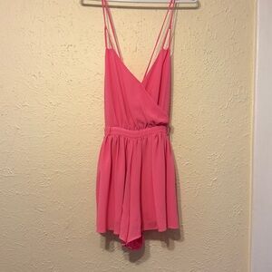 Vibrant Pink Romper